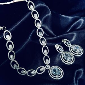 Aurora Crystal Oval Set